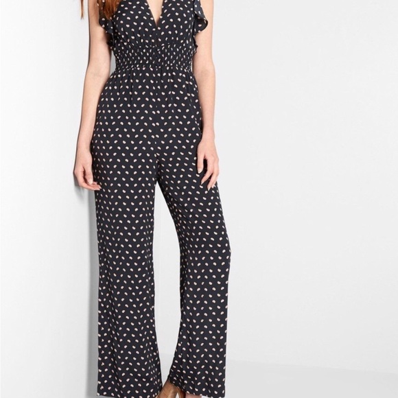 ModCloth fit-to-party wide leg jumpsuit size small - Picture 4 of 12